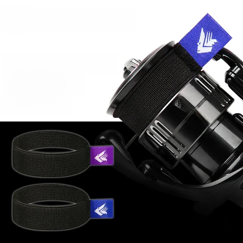 LETOYO 4 Stück flexible Spinnrollen-Spulenhülle mit Griff, langlebige Angelrollen-Spulenhülle, Angelzubehör, Angelwerkzeug