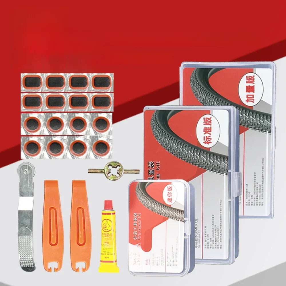 AliExpress VXM Bike Bicycle Cycling Tire Repair Kit Tool Set Inner Tube Patching Tyre Filler Glue Free Cold Patch Sealant Fix Portable Tire