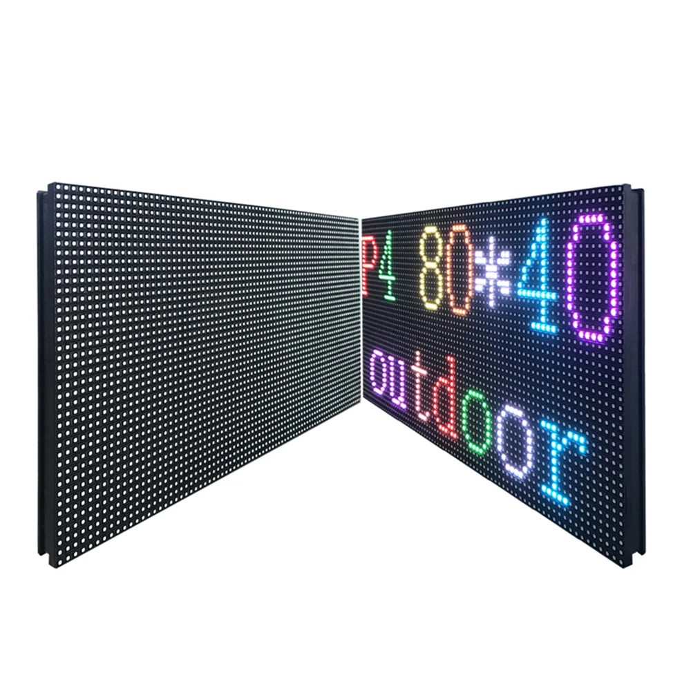 

P4 highlight 320x160mm outdoor HD RGB full color LED display video wall module patch