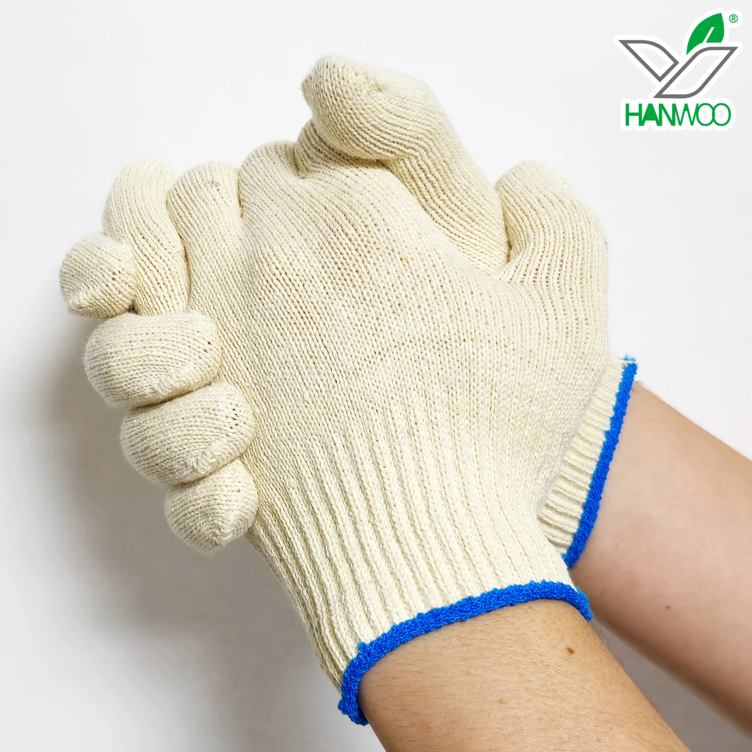 100 Pairs Doughle 50g Hanwoo Glove Work Safety Gloves High-grade Neck Gloves Work Gloves Hand Protection Construction Factory Manufacturer