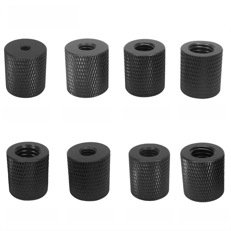 Vis d'adaptation à Double écrou 1/4 à M4 M5 M6 M8 M10, vis de caméra, trépied à rotule, vis de montage monpod pour support de Flash en direct Dslr