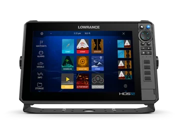 새로 출시된 Lowrance HDS PRO 12인치 어군탐지기(ActiveImaging HD 3-in-1 변환기 포함, 스마트폰 포함)