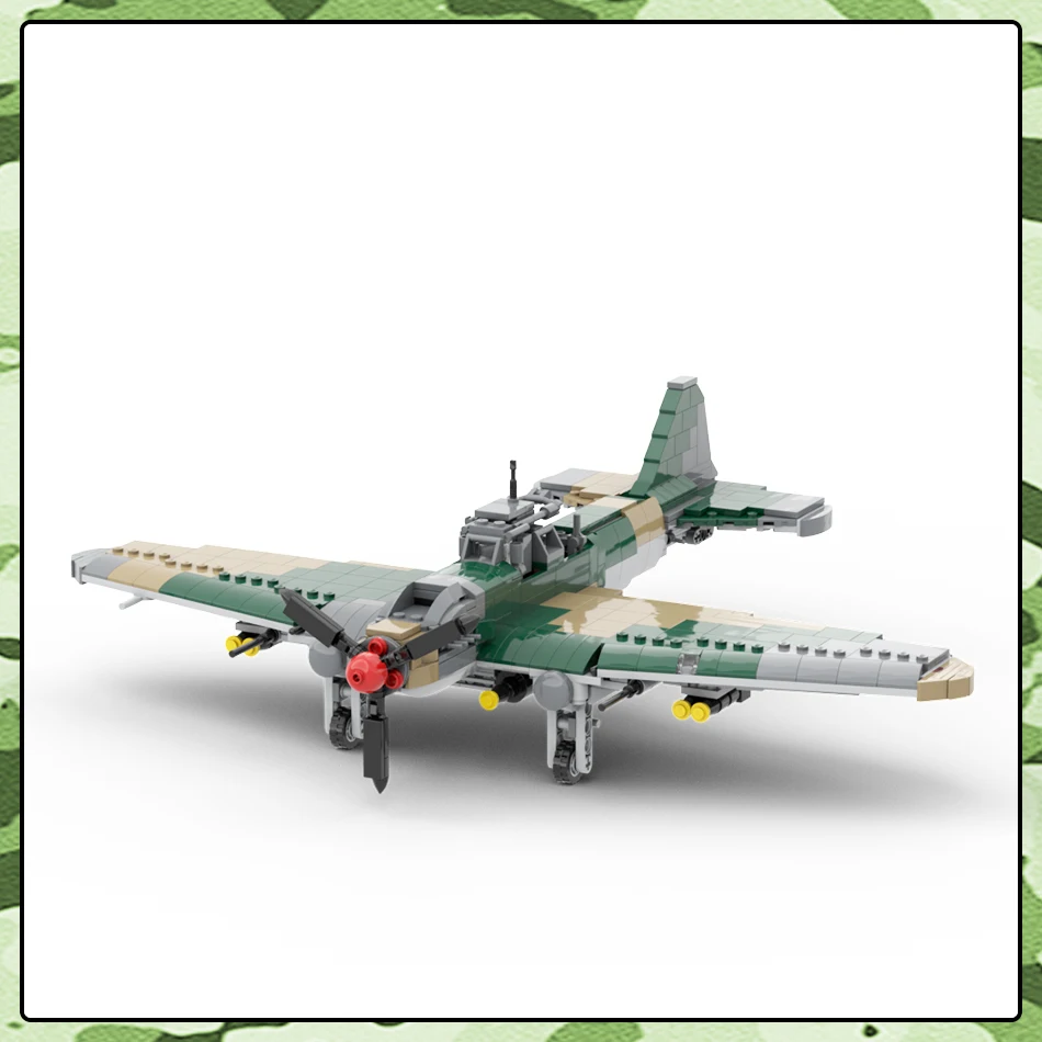 MOC Modern Military Series IL-2 Defending the Eagle Combat Weapon Parts Set DIY Building Block Model Kids Gift Toys Hobbies