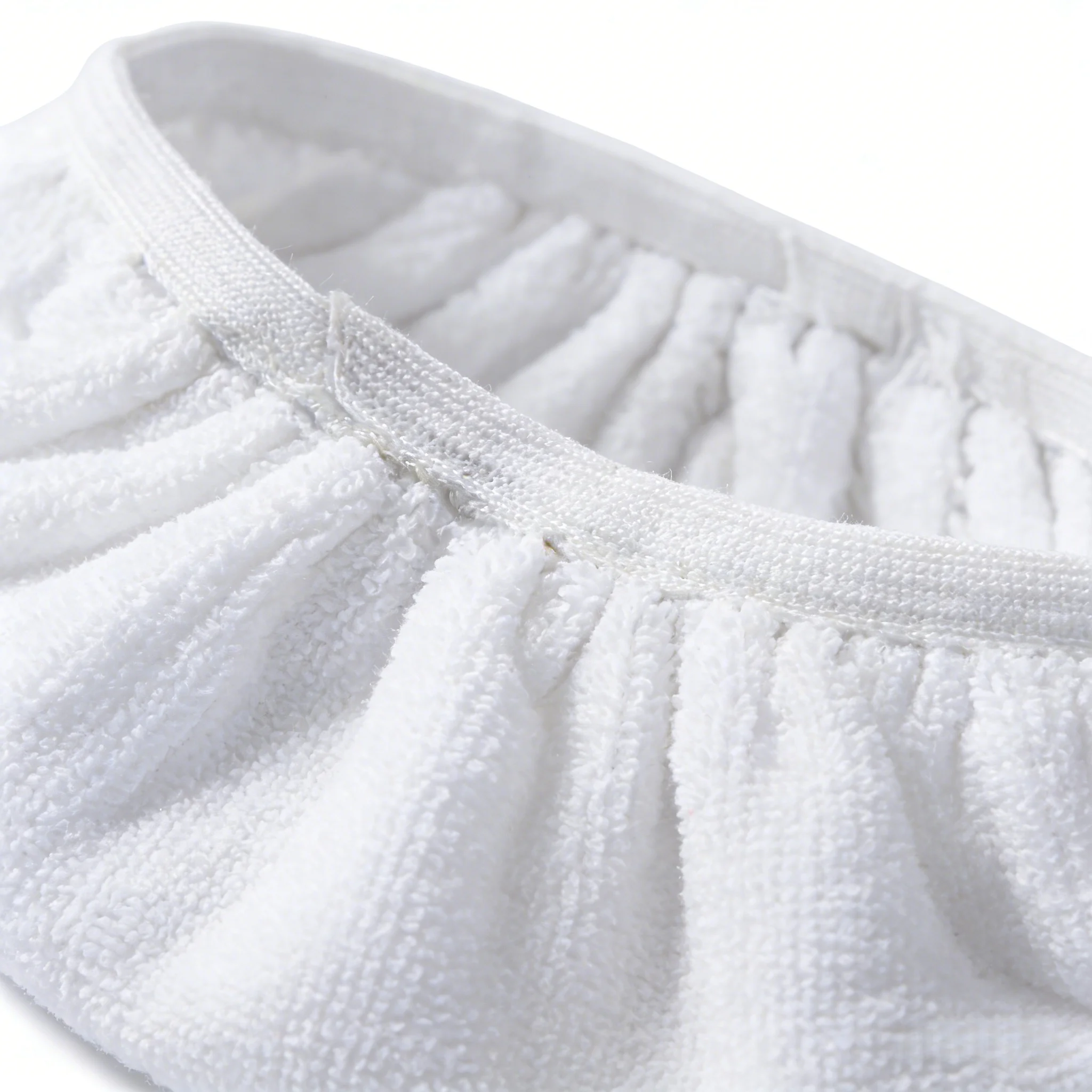 

4-Count White Heavy-Duty Mop Pads – Machine Washable and Durable for Deep Cleaning and Stain Removal