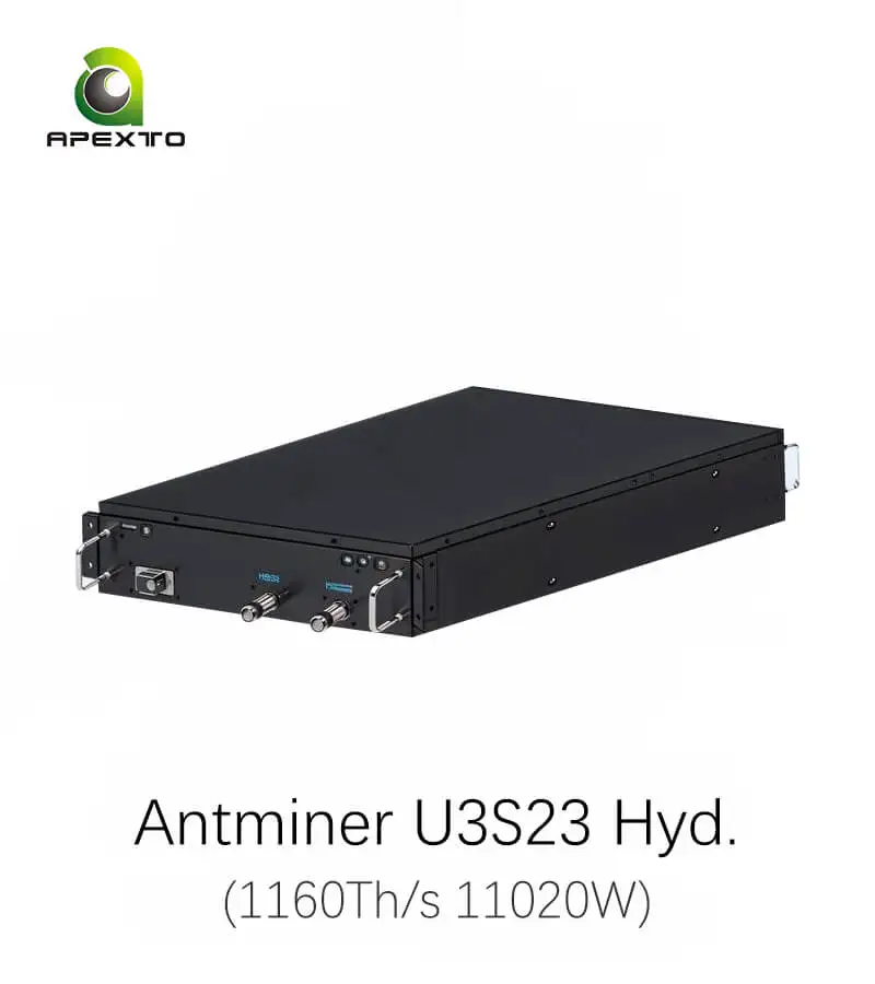 Купите 2, получите 1 бесплатный подарок: Bitmain Antminer S23 Hyd 3U U3S23Hyd 1160th 11020 Вт Bitcoin Miner с гидроохлаждением