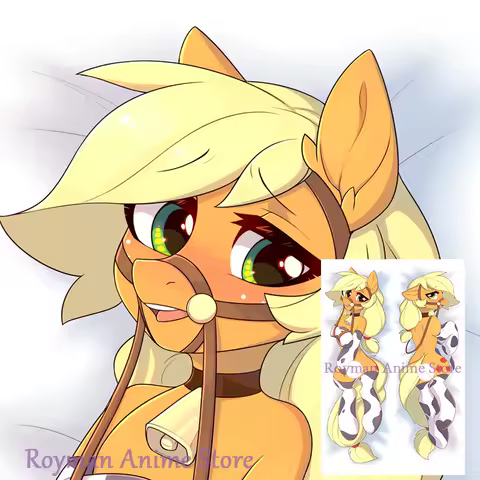 Dakimakura AJ Furry Anime Double-Sided Print Life-size Body Pillow Cover Halloween Christmas Decoration