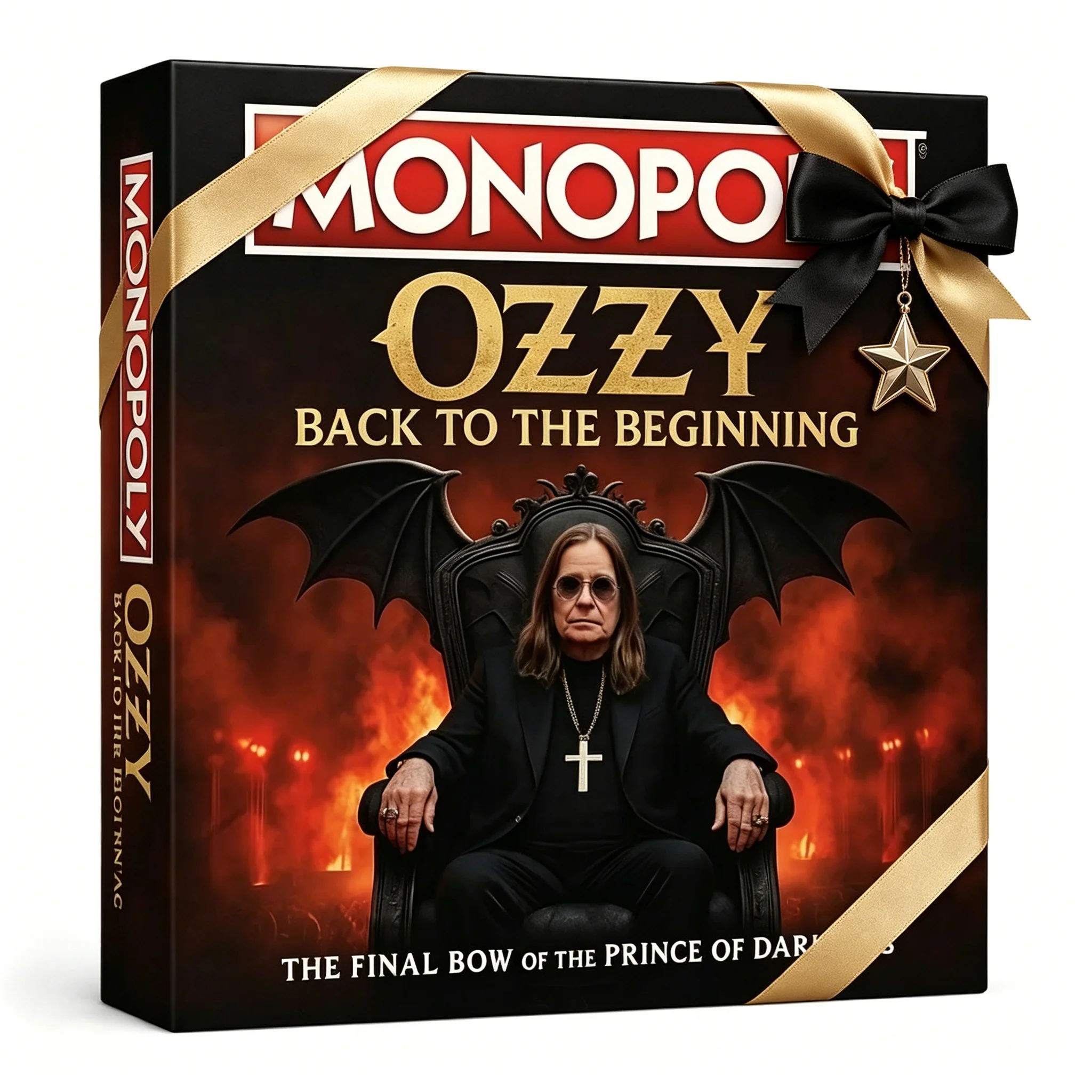 Board Game Monopoly - Ozzy Osbourne Monopoly Brettspiel Back To