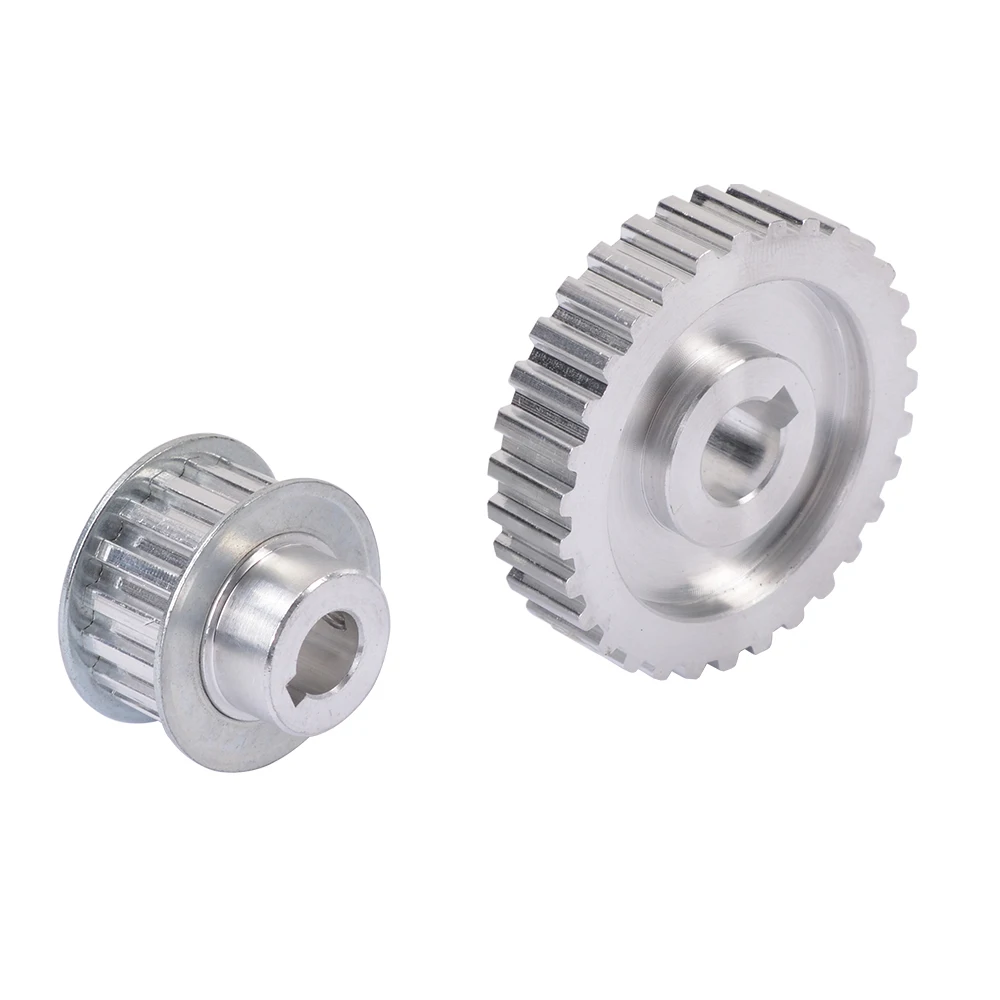 2pcs Metal Synchronous Pulley Motor Belt Gear Drive Wheel Pulley For SIEG C3-027-148 JET BD-7