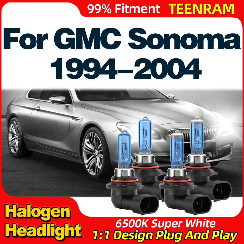 

Car Headlight Bulbs 12V 200W Super Bright Auto Halogen Lamps 6500K For GMC Sonoma 1994-1997 1998 1999 2000 2001 2002 2003 2004