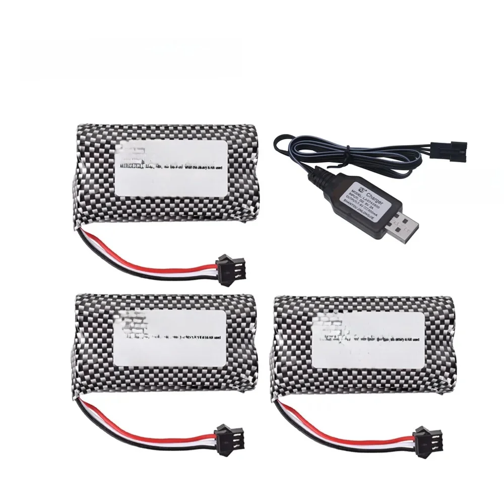 Batterie et chargeur pour voitures RC, 7.4V, 1300mAh, Eddie Ion, détection de geste de montre, voiture cascadeur RC torsadée, 18650 V, 7.4V