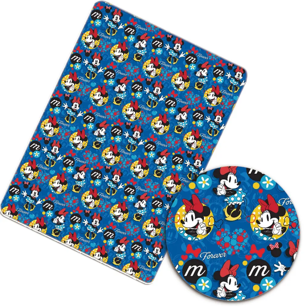 Disney Cartoon Biologische Patroon Polyester Katoenen Doek Decal Voor Een Enl Enl Papieren Handdoek Kinderen Thuis Textiel Naaie