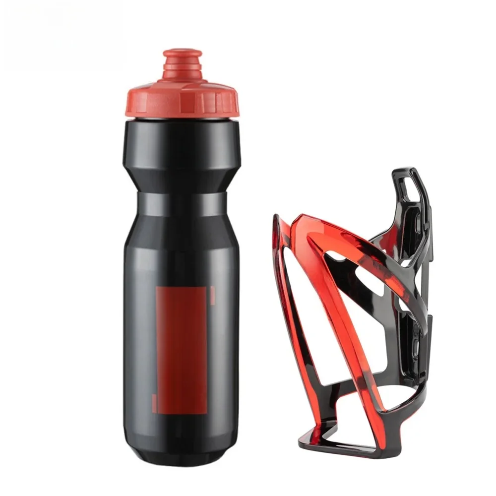 AliExpress ROCKBROS Cycling Water Bottle+Water Bottle Holder 2-Piece Set -750ml Sports Water Bottle+Integrated Molded Water Bottle Holder