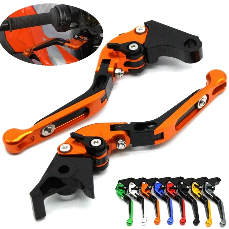 Dźwignie sprzęgła hamulca dla 690 DUKE/R 1190 RC8/R 990 1290 SUPER DUKE/R GT 2005-2017 akcesoria motocyklowe składane wysuwane — zdjęcie 2