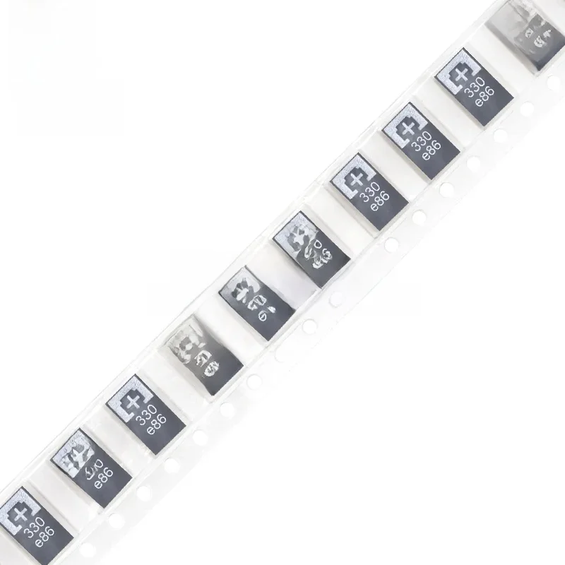 10PCS 2R5TPE330M9 330UF 2R5TPE470M9 470UF 2.5V 330 6.3V SMD Kondensatory tantalowe Polymer POSCAP Low ESR Type D Ultra-Thin 7343 — zdjęcie produktu 7