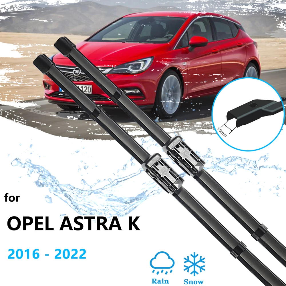 For Opel Astra K B16 Vauxhall Holden Buick Verano Hatchback/GS 2016~2022 Front Wiper Blades Windshield Windscreen Car Accessorie