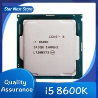 Core i5 8600K 3.6GHz Six-Core Six-Thread LGA 1151 cpu processor