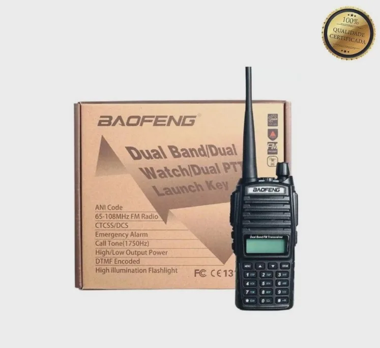 Radio Ht Dual Band Vhf Uhf Baofeng Uv-82 5W De Potência