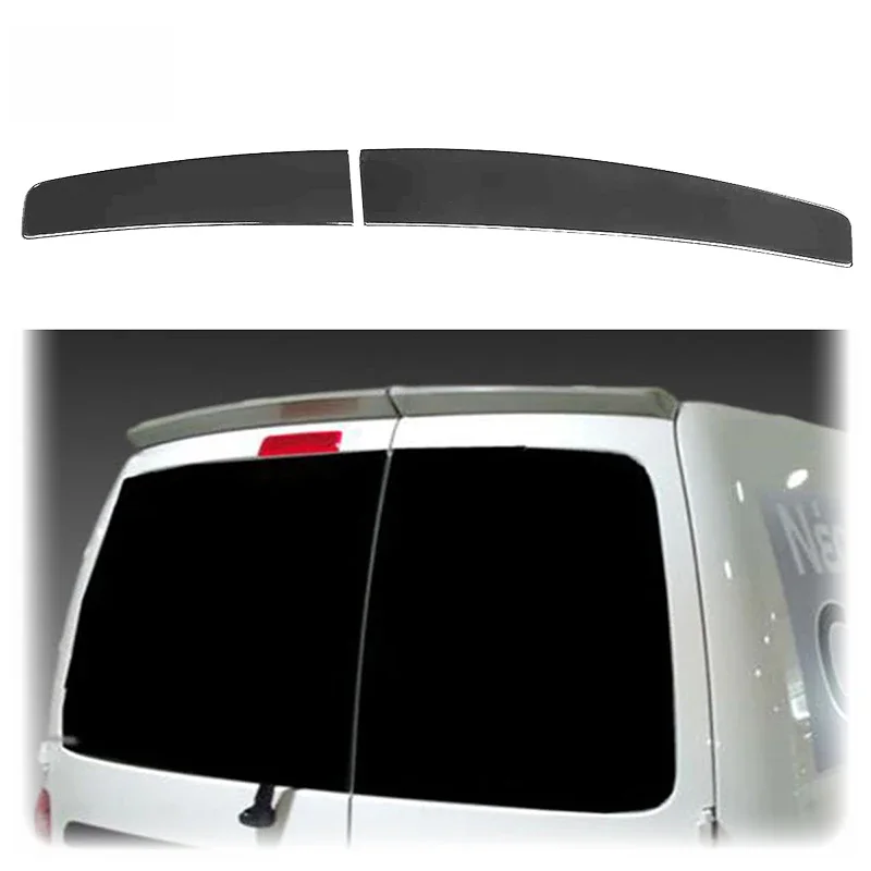 Dla Volkswagen VW Caddy Double Door 2005-2018 Sportline Style Car Rear Roof Wing Wysokiej jakości spojler ABS — zdjęcie 2