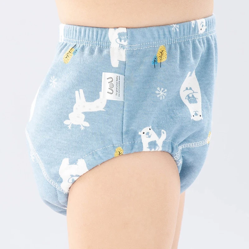 Waterproof Reusable Cotton Baby Training Pants Infant Cartoon Shorts Underwear Baby Cloth Diaper Nappies Panties Nappy Changing