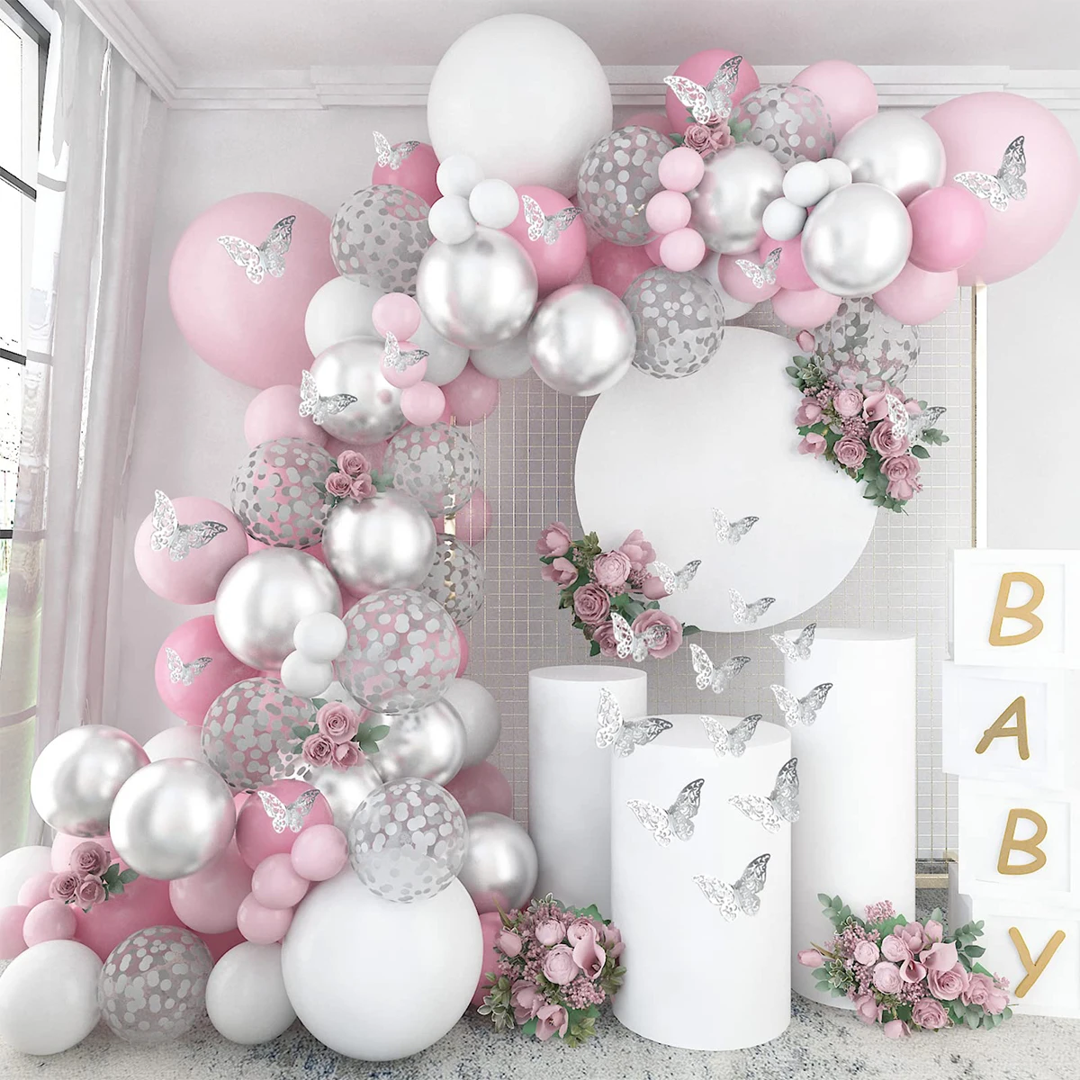 Balloon Garland Arch Kit Birthday Party Decoration Girl Birthday Foil Balloon Baby Shower Decor Globos Wedding Party Supplies