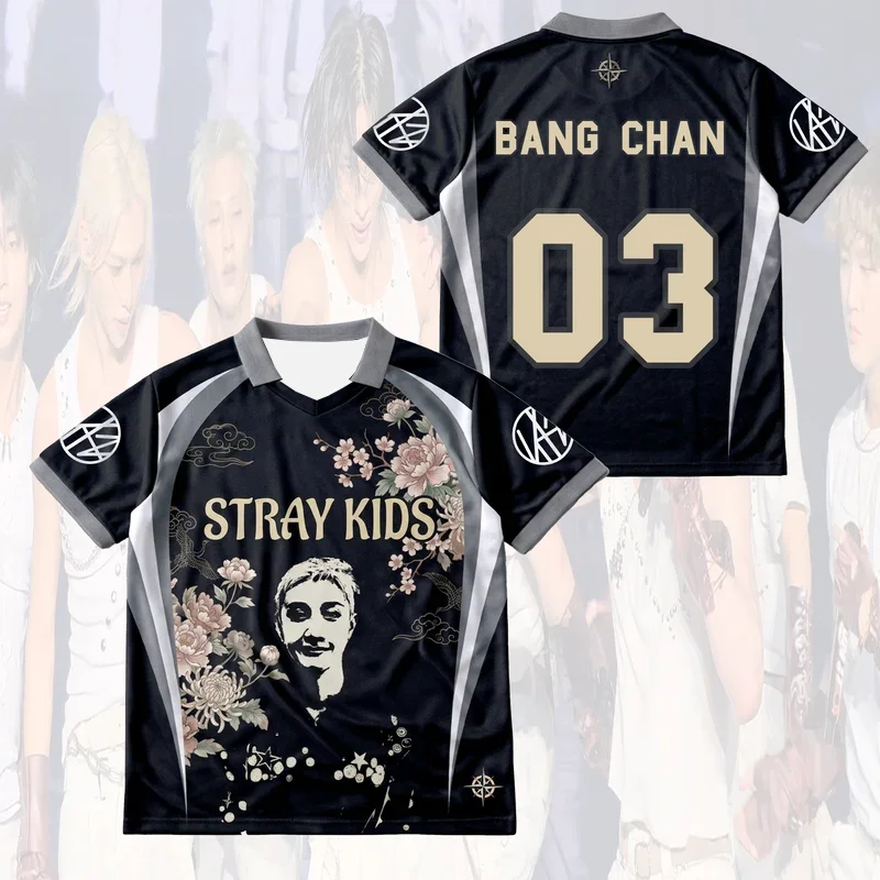 เสื้อยืด Kpop STRAYKIDS Stay 0 - Printed Floral Shirt บทวิจารณ์และราคา