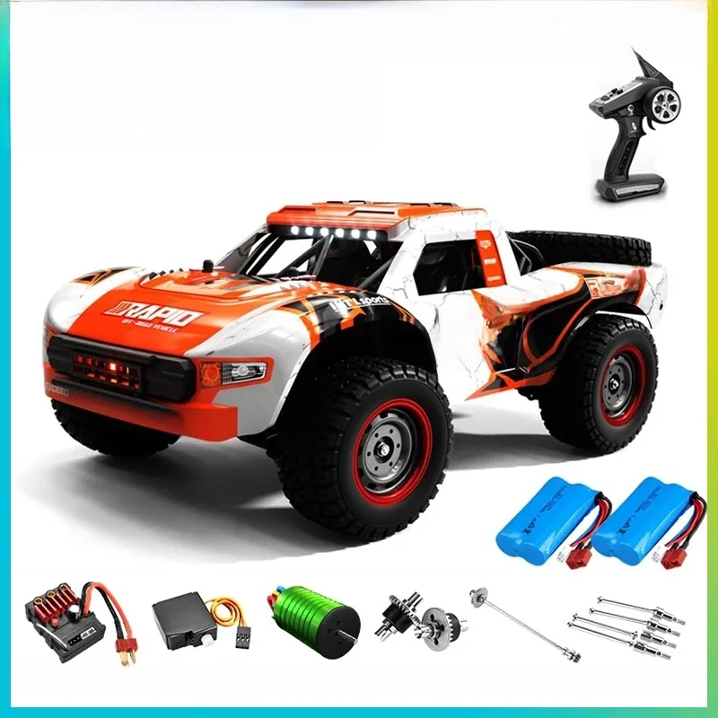 Voiture Rc tout-terrain 4x4, 50 km/h ou 70 km/h, moteur sans balais à grande vitesse, Monster Truck 1/16, voitures de course dans le désert/neige, jouets pour garçons