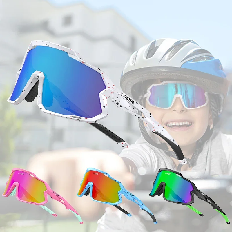 AliExpress X-TIGER Kids Cycling Sunglasses Suitable For Children Aged 8-14 Years Girls Boys Glasses Outdoor Sport Sun Glasses Classic