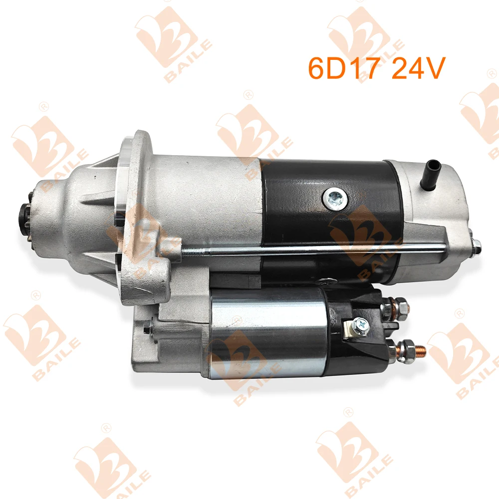 

6D17 Starter Motor For Mitsubishi 24V