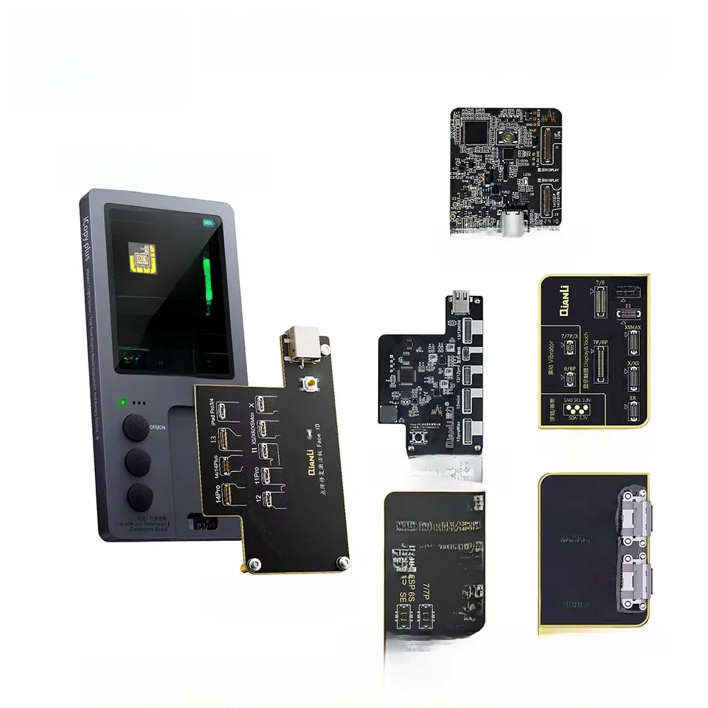 Qianli iCopy Plus 2.3v 2025 LCD True Tone Wibrator Programator EEPROM Płytka do Testowania Baterii Słuchawki do iPhone 7-11 12Pro Max — zdjęcie produktu 7