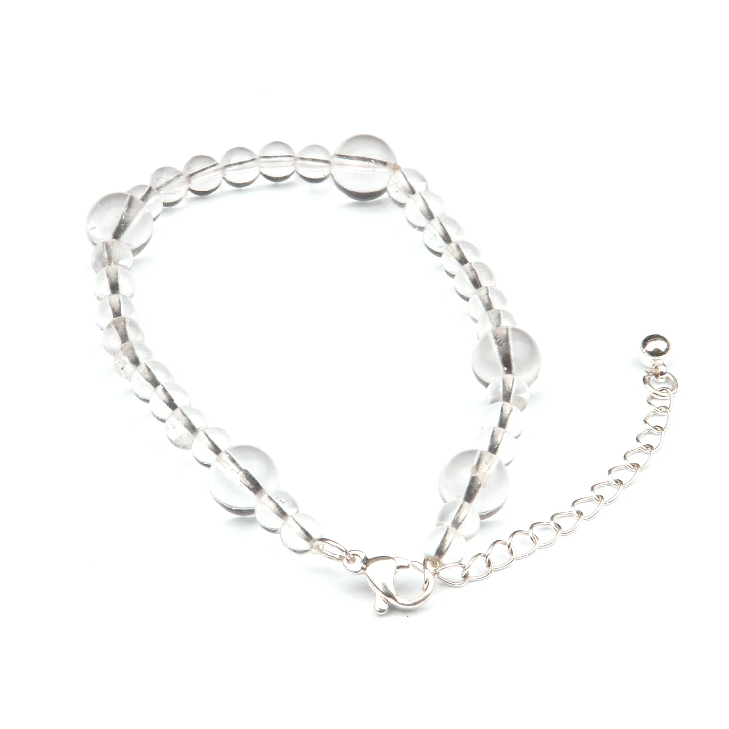 

Clear Quartz Adjustable Bracelet 16.5cm | Clarity & Focus | Healing Crystal Light Jewelry