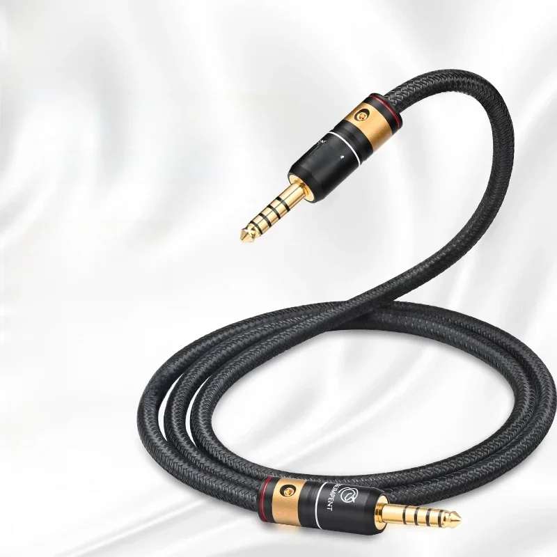 ERUMPENT HiFi 4.4mm Aux Audio Cable Wysokiej jakości podwójnie ekranowany pozłacany kabel Aux 4.4mm Jack do wzmacniacza słuchawkowego do telefonu — zdjęcie produktu 7