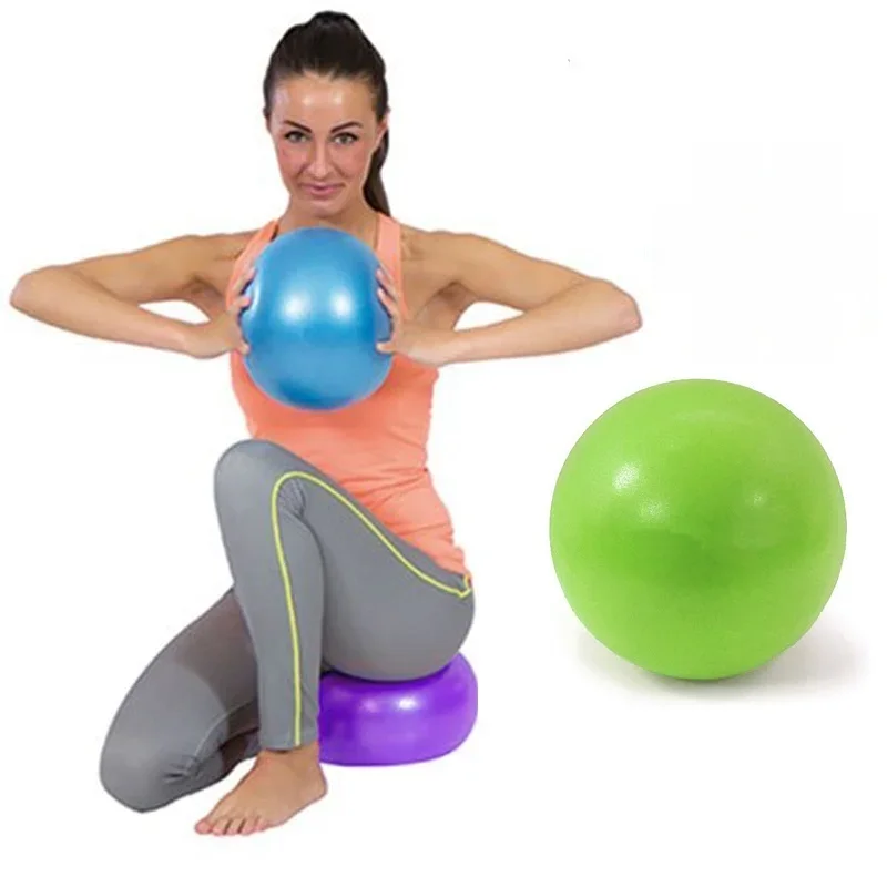 Mini piłka do jogi fizyczna piłka Fitness do urządzenia fitness ćwiczenia wyrównać piłkę trener domowy balans pods siłownia Pilates joga 30cm — zdjęcie 2
