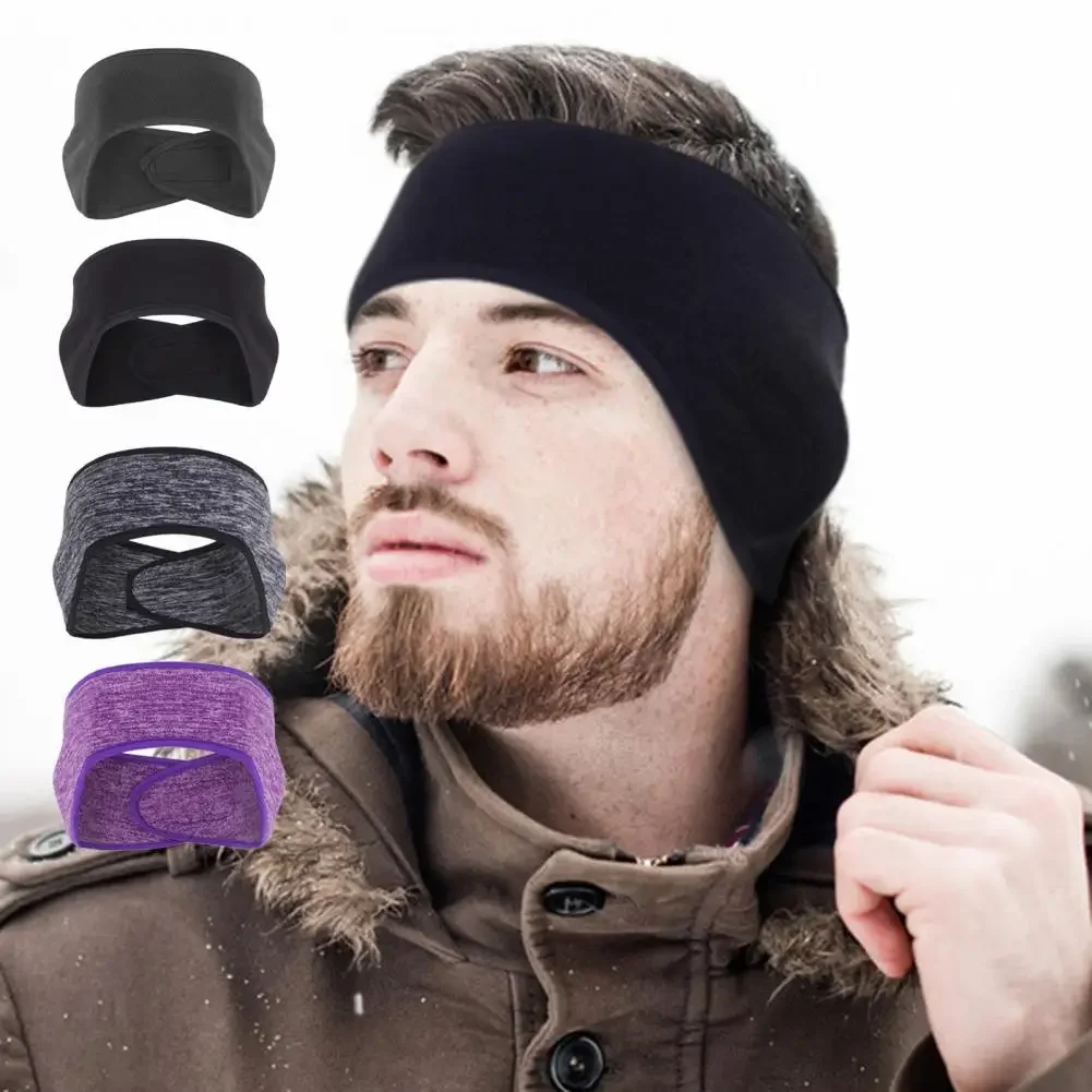 AliExpress Fleece Sweatband Ski Winter Fastener Tape Earmuffs Running Headband Hiking Cycling Windproof Ear