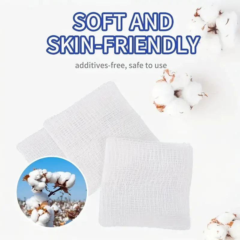 7.5*7.5cm 8 Layers 10/50pcs First Aid High-quality Individually Wrapped Gauze