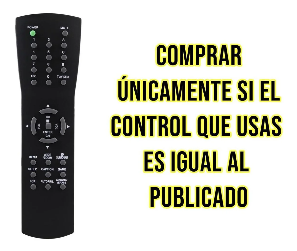 التحكم المتوافق مع Lg للتلفزيون التناظري