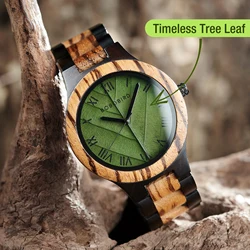 Men's Wooden Watch BOBO BIRD 2024 New Arrival High-end Luxury Man Watch Origin Fashion Quartz Men's Wooden Wristwatch Clock