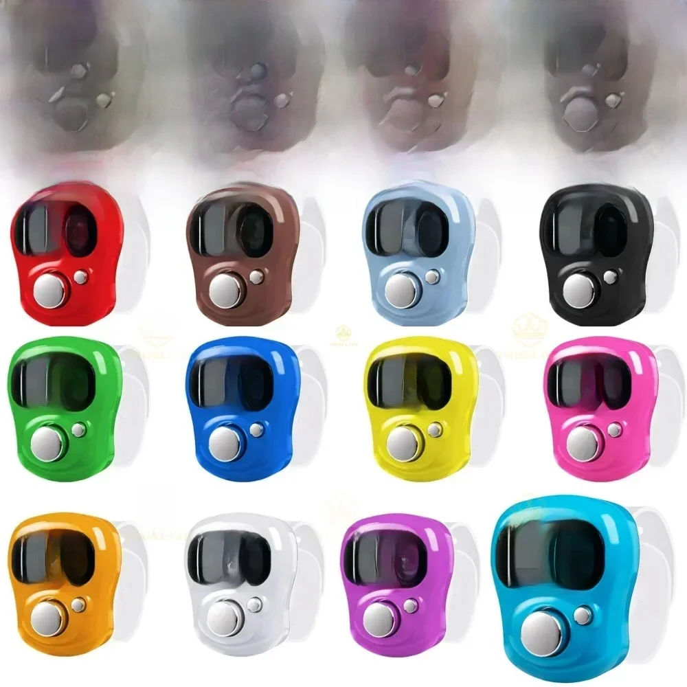 5/3/1 pièces Mini compteur de doigt électronique main Tally Clicker compteur anneau compteurs numériques tricot rangée compteur course Contador