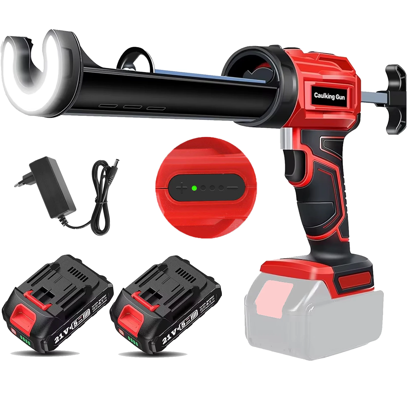 OWJHE pistolet à colle électrique pistolet à calfeutrage à colle de verre 4 vitesses sans fil électrique colle à coudre outil électrique pour Makita 18V broches de batterie