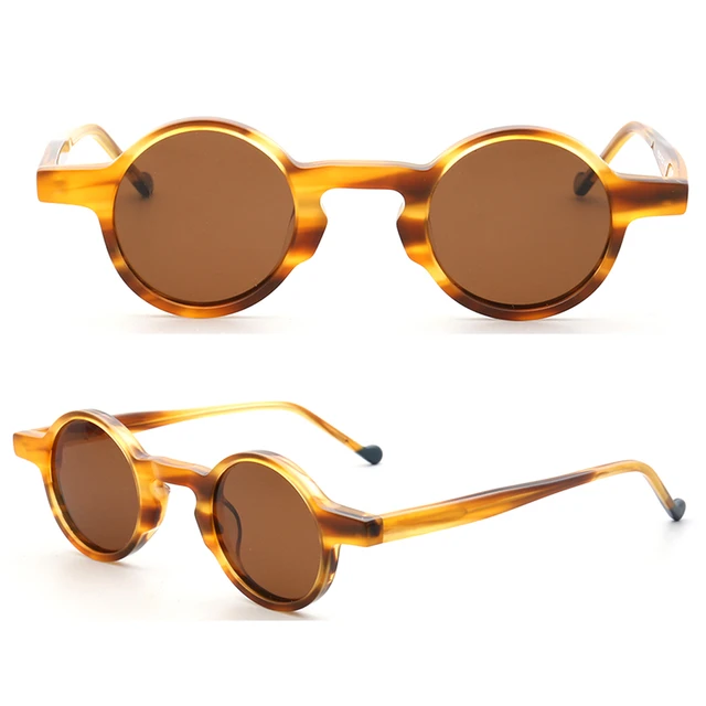 Mens round tortoise shell sunglasses best sale