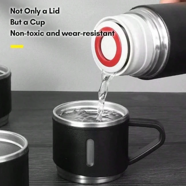 زجاجة مفرغة من الفولاذ المقاوم للصدأ ، طقم كانيكا ، ترمس ، من من من الفولاذ المقاوم للصدأ