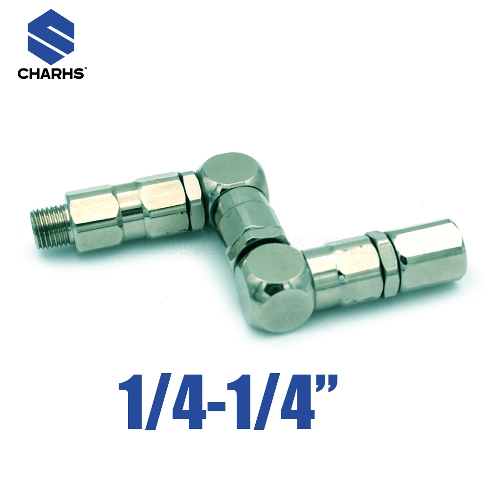 CHARHS 224569 Z-girevole, 3/8-18 NPT, raccordo adattatore 6500 PSI 202577 1/4 "(M) x 1/4"(F) Z-girevole, 6500PSI, acciaio al carbonio 207948 1/2