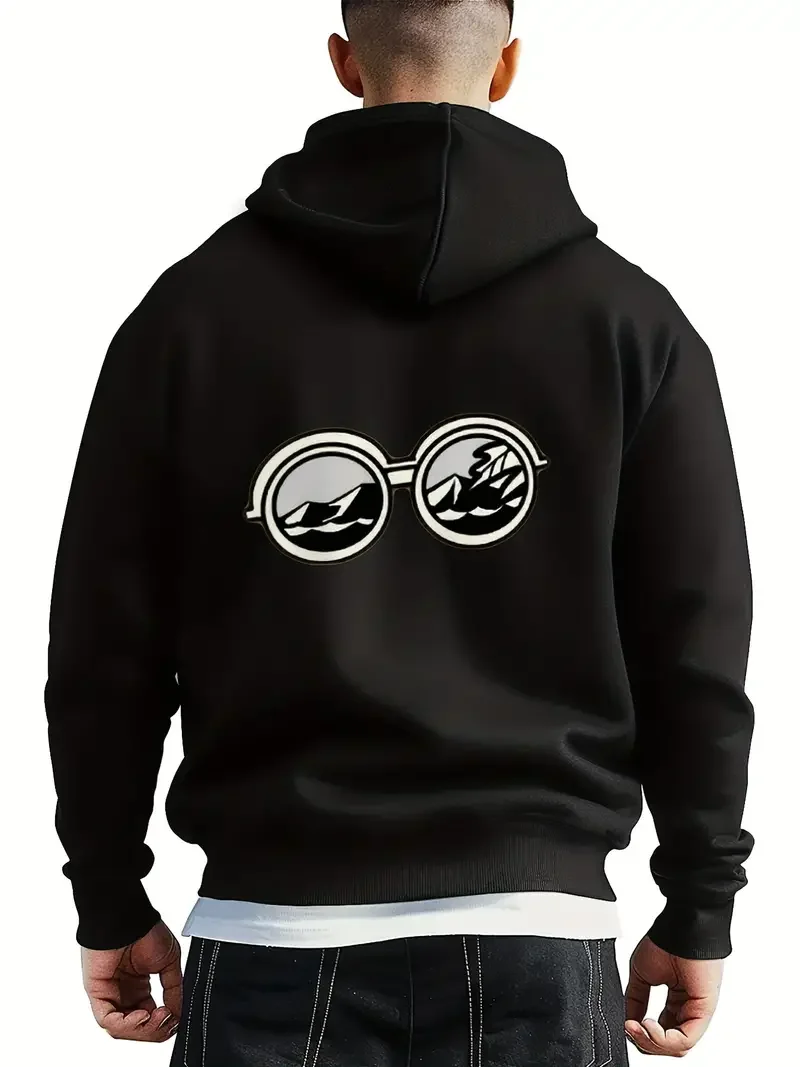 

Men's high-quality hoodies, creative printed men's breathable hoodies, Y2K clothing, autumn fashionable street sweaters