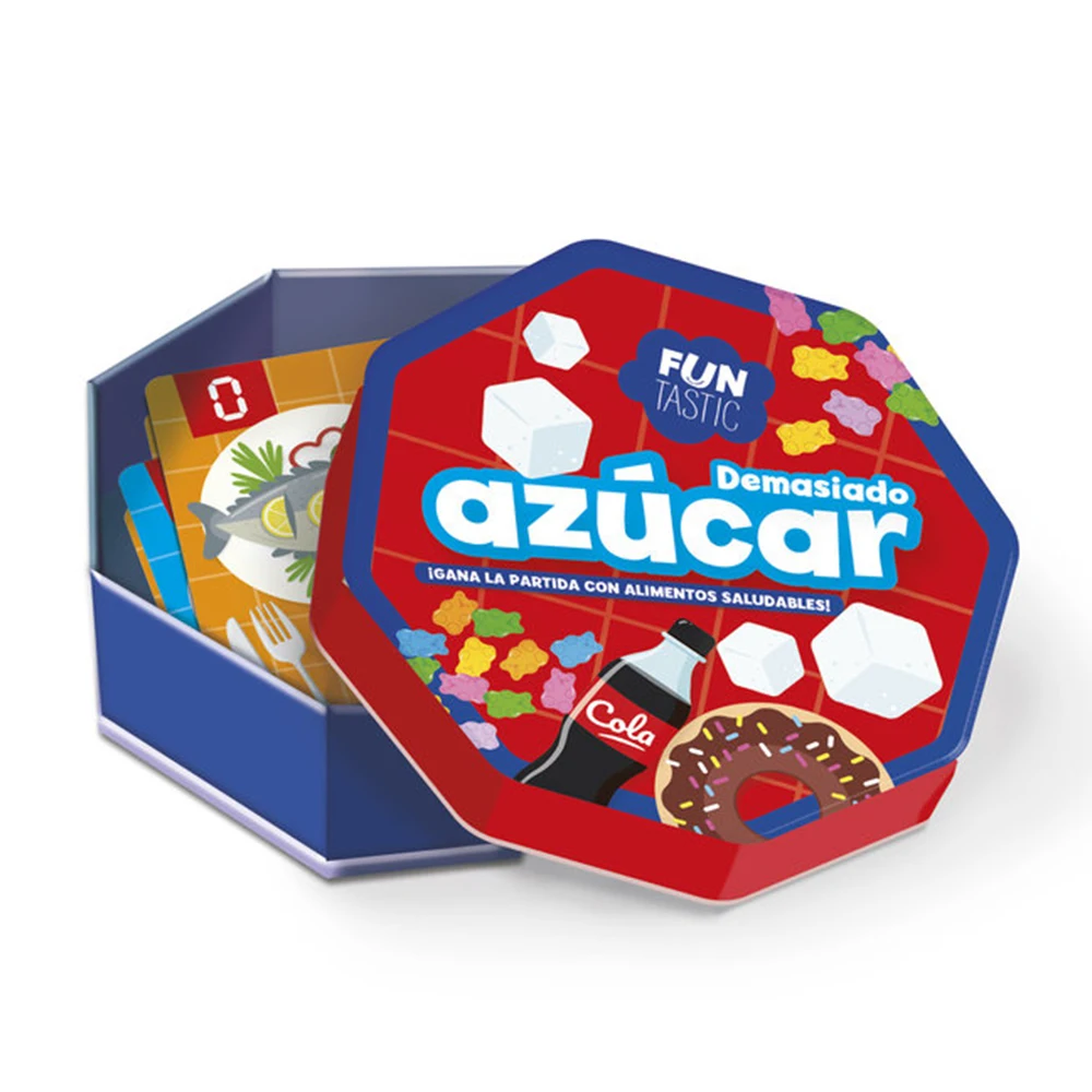 Imagiland-card game too sugar (metal box), FUJ016, original, toys, kids, girls, gifts, collector, shop, new, games, family, puzzle