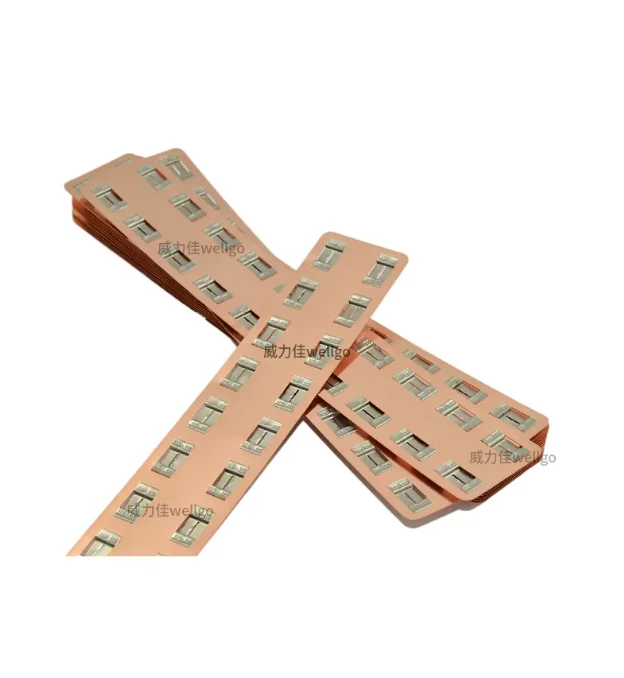 Power Battery Connector 18650/21700 Copper-nickel Busbar Is Easy To Spot Weld view 5