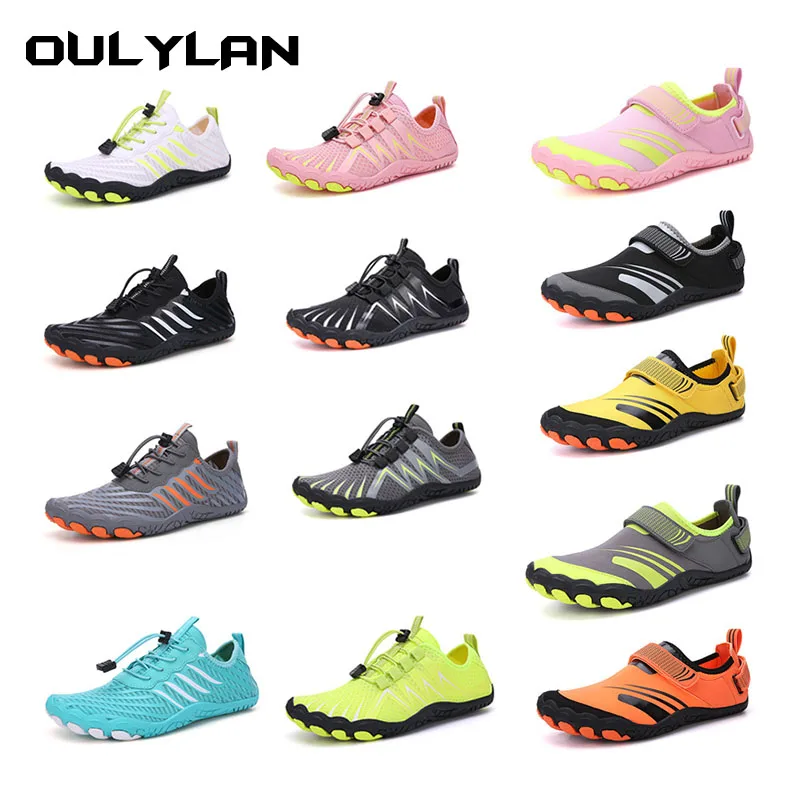 OULYLAN Beach Shoes Quick Drying Water Women Men Swimming Aqua Slippers Seaside Barefoot Surfing Upstream Sneakers Light Sandals