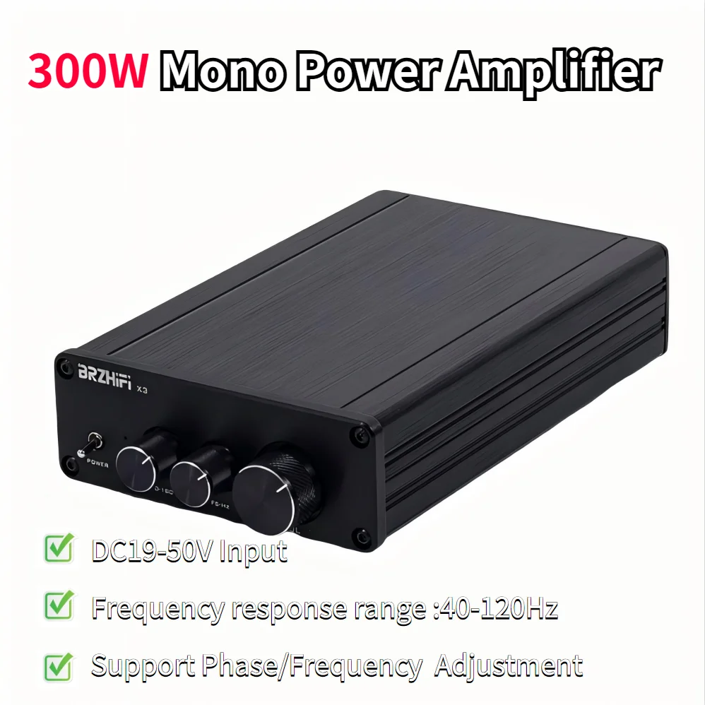 300W TPA3255 Amplifiers HiFi Audio Amp for active Speaker Subwoofer Sound Amplifier Home Theater Karaoke System 1 Channel