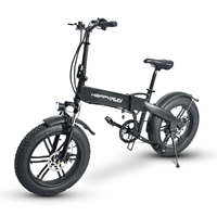 Happyrun HR-2006 Electric Folding Bike 350W 36V 10Ah Battery 20Inch 50km Range 25km/h Max Speed Adults Mountain Electric Bicycle