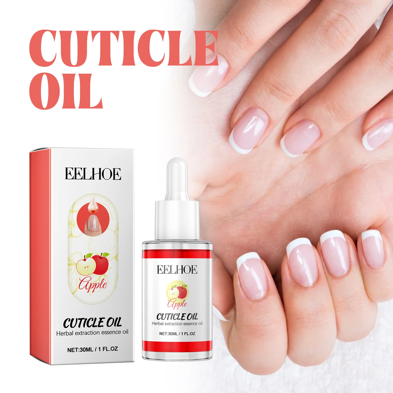 Eelhoe Apple Flavored Nail Care Oil Prevents Inflammation Deep Moisturizing Repair Anti-barbs And Removes Dead Skin Care Oil