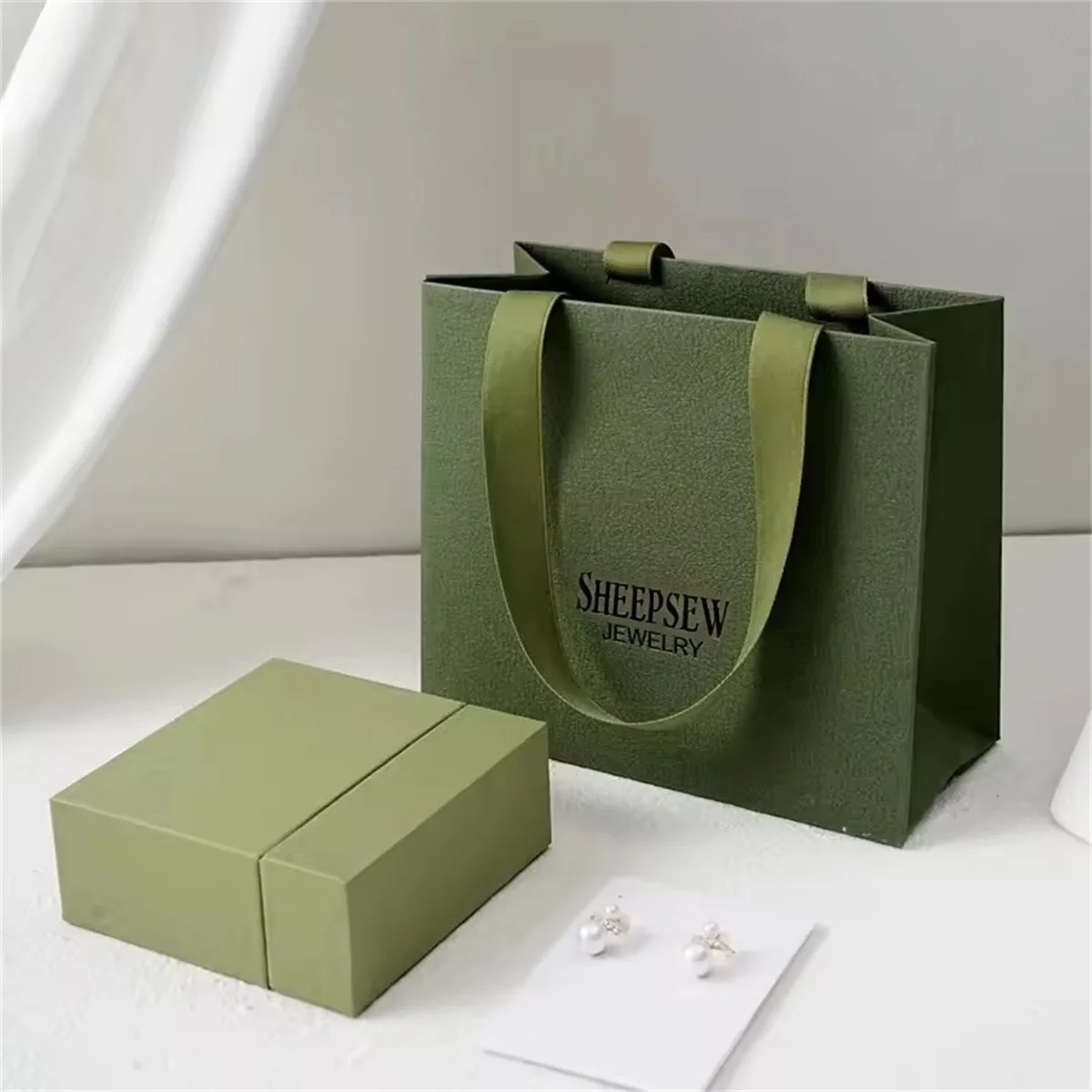 

24/50/100pcs Slider Box Jewelry Packaging Box Accessories Box Necklace Earrings Drawer Box Printed Logo Wholesale