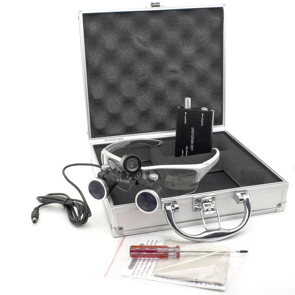 Magnifying Magnifying Magnifying Magnifying Kit Professional Glasses Lens Enlargement LED Light Case